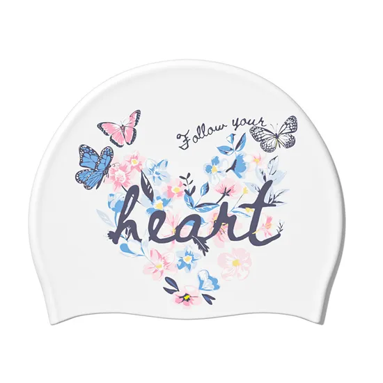 Силиконовая шапочка для плавания для взрослых 60 г, женская выкройка